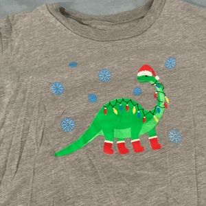 ModCloth Grey Christmas Shirt